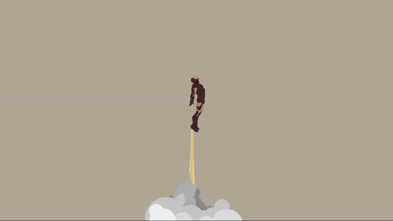 minimalism, white background, figurine, falling, nature, representation, marvel, iron, copy space, studio shot, still life, 1080P, indulgence, sweet food