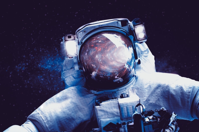 safety, holding, lifestyles, protection, space suit, security, obscured face, night, indoors, occupation, one person, portrait, men, technology, standing