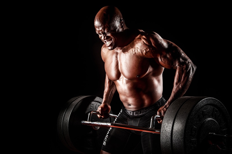 dumbbell, weight lifting, strength, dark, effort, sport, sports training, bicep, exercise equipment, black, men, muscles, weight training, 4K, body building