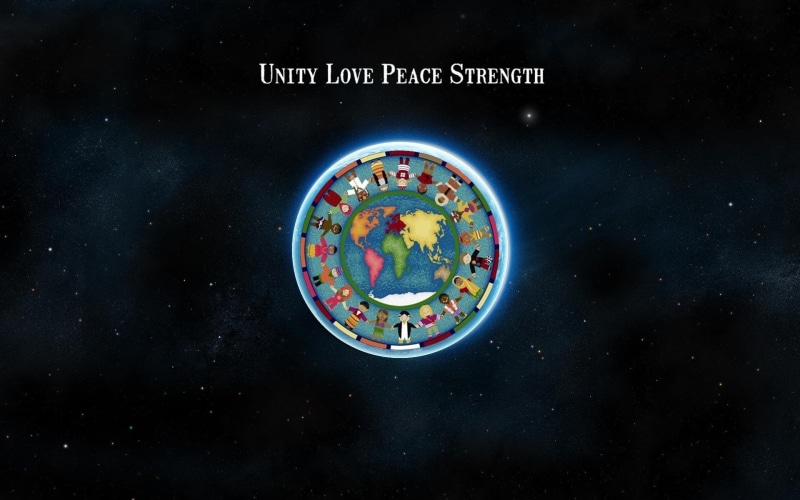 strength, 1080P, love, 3d and abstract, peace, unity, humanity