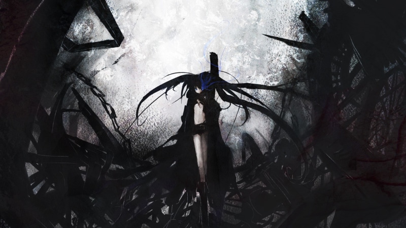 auto post production filter, 1080P, casual clothing, men, nature, day, plant, low angle view, Strength (Black Rock Shooter), tree, outdoors, full length
