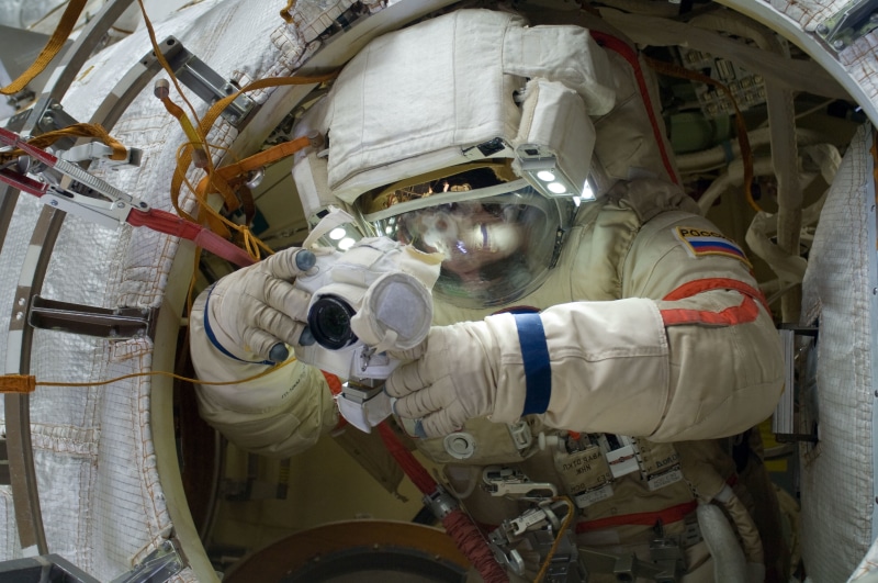 4K, the spacewalk, ISS, Space, Russian cosmonaut