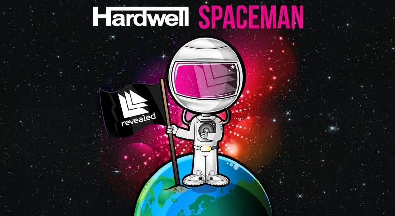 creativity, western script, overlay, sign, Spaceman, hardwell, Music, 1080P, close-up, helmet, text, star - space, technology, night, warning sign, front view