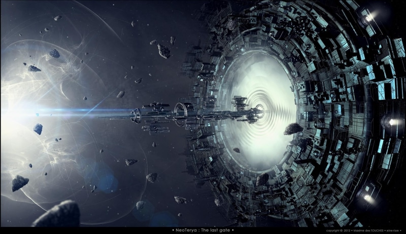 fantasy, ships, space fantasy, space, 1080P, technics, spaceships