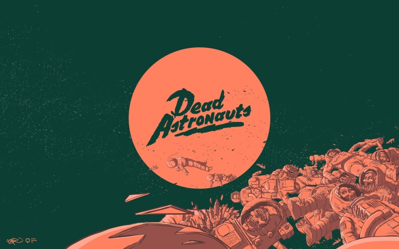 Dead Astronauts, space, skull, 2K, artwork