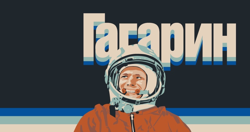 Soviet Union, USSR, 4K, Yuri Gagarin, science fiction, helmet, astronaut