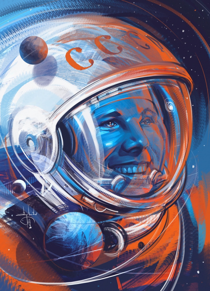 space, Yuri Gagarin, Aleksandr Sidelnikov, Soviet Space Program, Roscosmos, 2K
