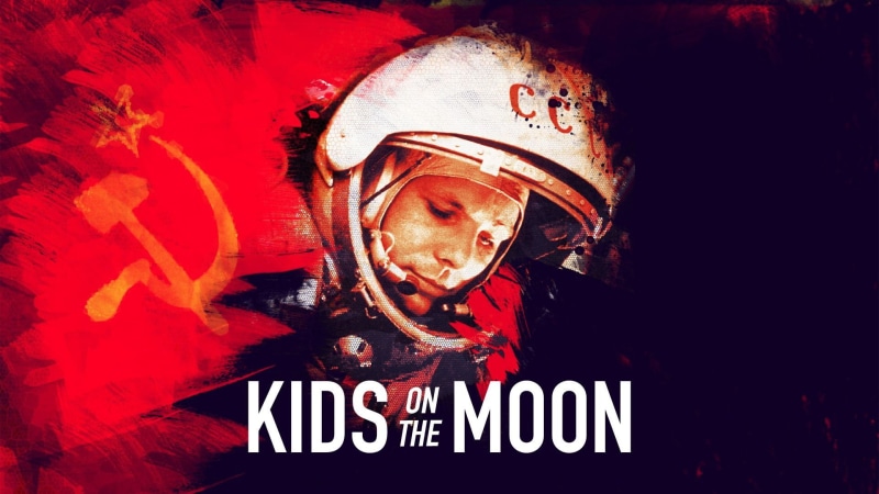 looking at camera, astronaut, adult, red, spooky, sign, paint, Yuri Gagarin, typography, men, portrait, one person, evil, real people, front view, uniform