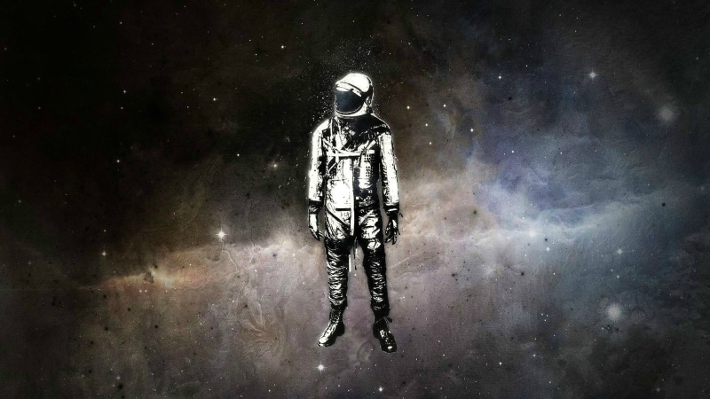 space, person, crash, yuri, alex, astronaut, yuri gagarin, gagarin, digital, cherry, digital art, helmet, art, 1080P, alex cherry