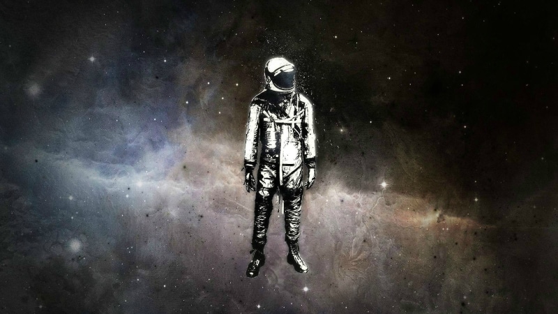 digital art astronaut space alex cherry yuri gagarin, 1080P