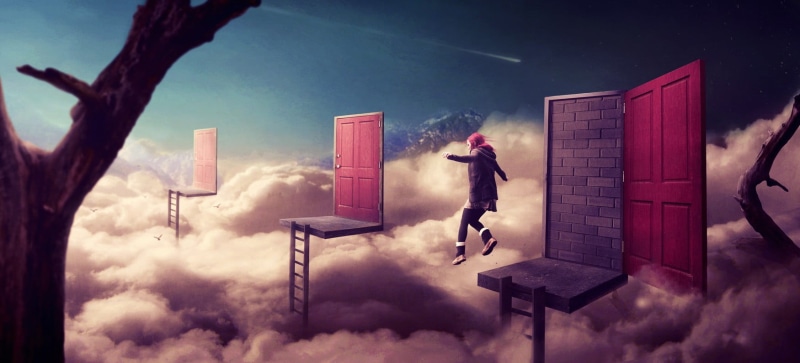 suit, spooky, corporate business, surreal, 720P, cloud - sky, illustration, fear, three, dark, trees, fantasy, sign, businessman, full length, halloween