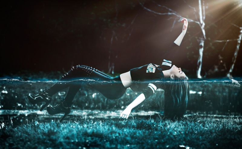 dark, sleeved, real people, lifestyles, outdoors, young men, Aero, one person, teenager, art.irbis, aqua, art.irbis production, front view, Creative, land