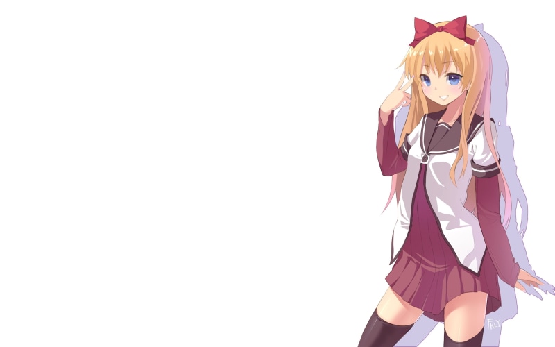 toshinou, anime girls, yuru, yuru yuri, anime, 2931x1832, kyouko, yuri, toshinou kyouko, girls, 2K