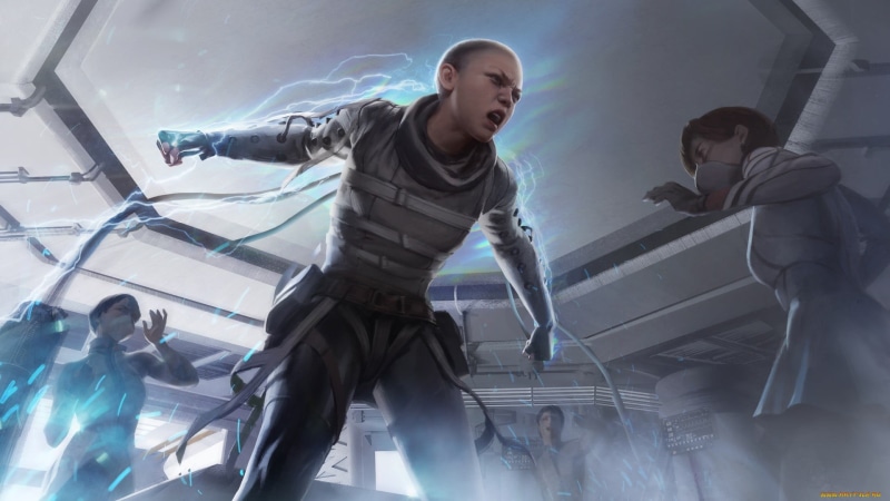 artwork, futuristic, Apex Legends, 1080P, science fiction, wraiths