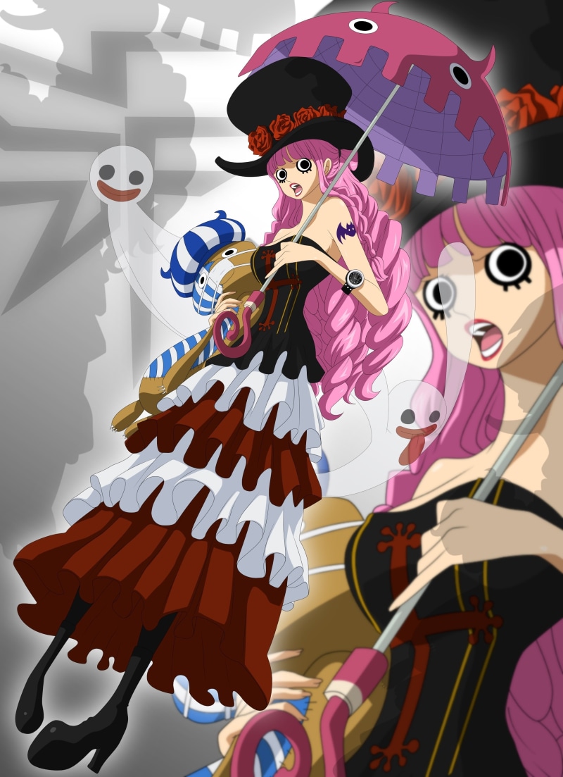 one piece, anime, art, hd, manga, piece, ghost, persona, perona, Cartoons, one, x, 2K