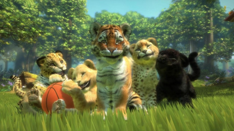 games, Cartoons, cute, Kinect, xbox, hd, video, art, microsoft, 1080P, Kinectimals, animals