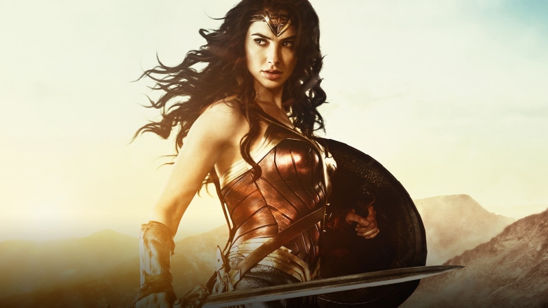film, DC Comics, armor, Wonder Woman, gauntlet, Batman v Superman Dawn of Justice, brunette, Themyscira, Gal Gadot, League of Justice, 2K, movie, Lasso of Truth