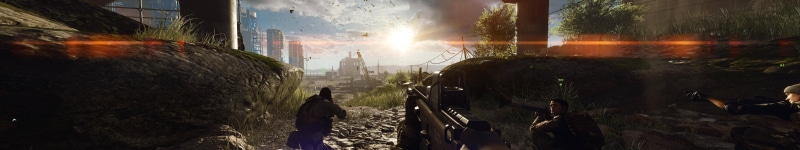 street, built structure, day, application, sun, 5K, sunset, nature, game, lens flare, sunlight, video games, panoramic, sky, city, war, window, no people