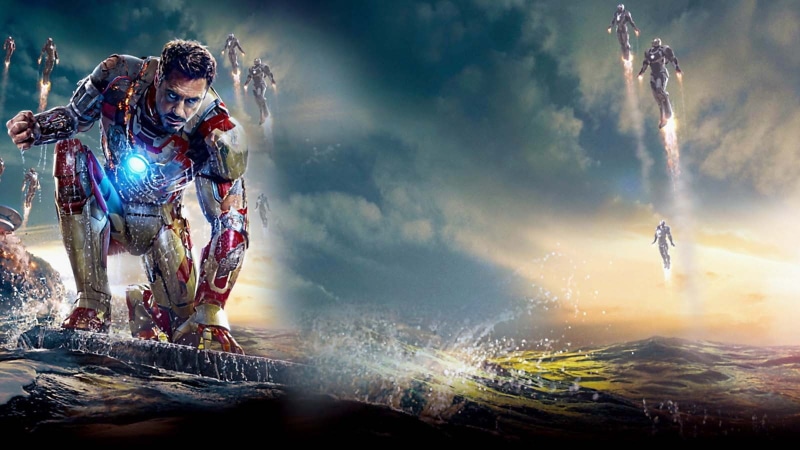 Iron Man, challenge, motion, cloud - sky, group of people, togetherness, adult, helmet, mountain, Iron Man 3, sport, 720P, activity, sports helmet, nature