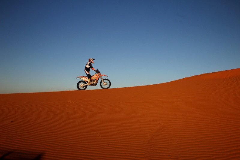 5K, Enduro, sand dune, landscape, day, headwear, nature, Morocco, stunt, climate, sport, land, arid climate, speed, sky, sand, transportation, Desert