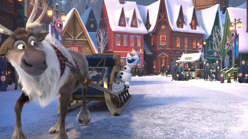 1080P, Olafs Frozen Adventure, Movie, Sven (Frozen), Olaf (Frozen)