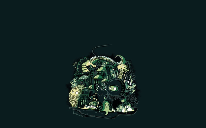 720P, technology, connection, still life, copy space, no people, directly above, diving, equipment, studio shot, black background, camera - photographic equipment
