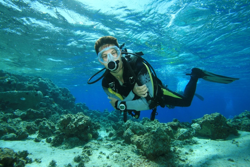 ocean, scuba, underwater, 4K, diving, sea, diver