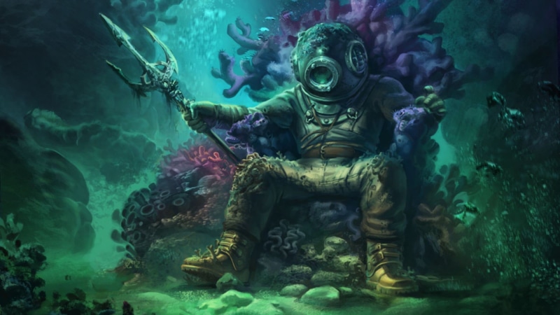 fantasy, animals in the wild, aqualung, reef, sea life, swimming, belief, day, tank, undersea, diver, explorer, scuba diver, religion, marine, vertebrate