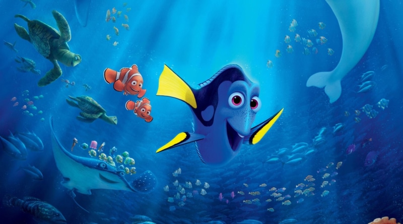 1080P, Finding Dory, Dory (Finding Nemo), Nemo (Finding Nemo), Movie, Marlin (Finding Nemo), Crush (Finding Nemo), Mr. Ray (Finding Nemo)
