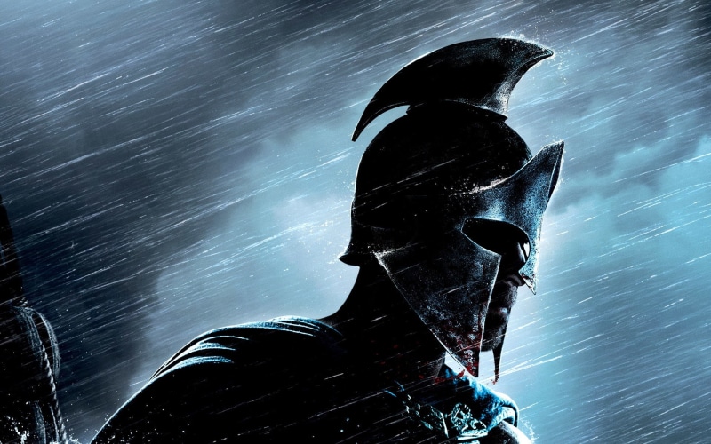 one person, 300 Spartans: rise of an Empire, astronomy, man, old, outdoors, motion, black Color, warrior, blue, lifestyles, illustration, people, 300: Rise of an Empire
