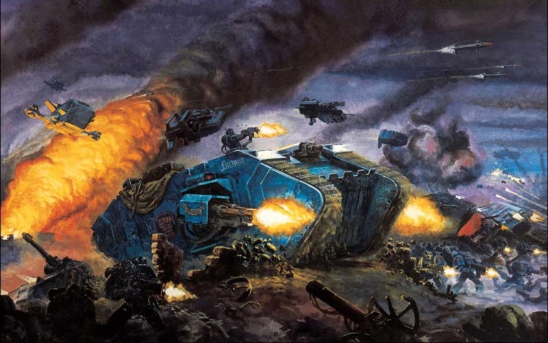 land raider, art, hd, war, warhammer, space, Battles, 720P, land, aircraft, marines, space marines, raider, warhammer 40,000