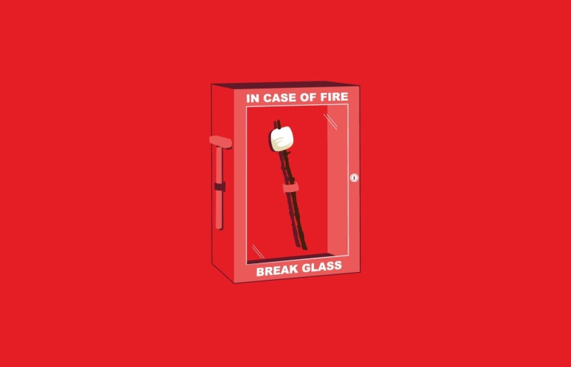 720P, humor, minimalism, marshmallows