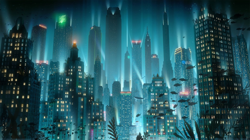 4K, city, 2019 (Year), cityscape, underwater, Christopher Balaskas, artwork