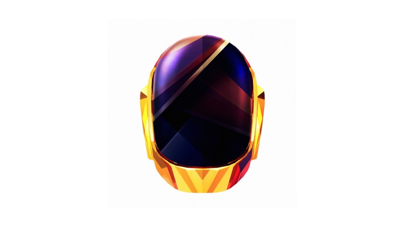 white background, safety, design, protection, security, Justin Maller, circle, gold, Daft Punk, single object, no people, illustration, minimalism, food and drink