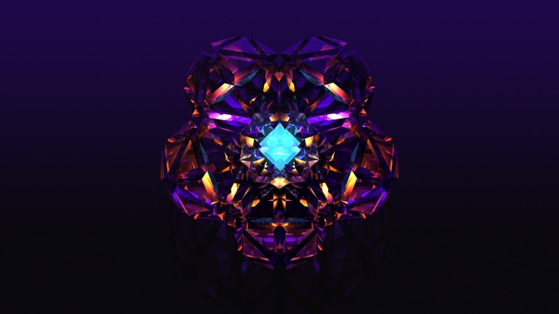 Justin Maller, 2K, abstract, Facets, digital art