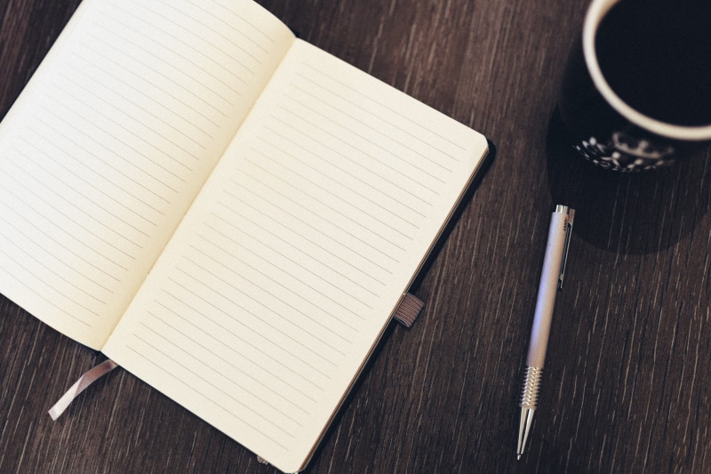 backgrounds, brown, Coffee, wood - Material, no People, business, cup, publication, Desk, high angle view, close-up, education, mug, Pen, blank, refreshment