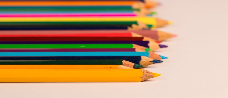 in a row, colors, craft, large group of objects, creative, studio shot, sharp, variation, signs, 5K, desktop background, pencil, school, color, no people