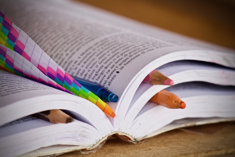 students, magazine, activity, book, wisdom, selective focus, education, textbook, paper, indoors, 5K, close-up, learning, pencils, newspaper, map, chancellery