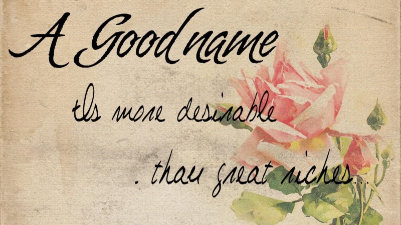 firefox persona, 1080P, vintage, parchment, name, antique, saying, paper, bible verse, proverbs 22, good, statement