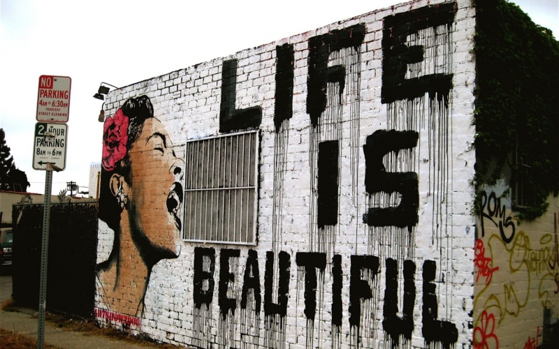 graffiti, 1080P, mood, buildings, motivational, happy, quote, women, paint, art, inspiration, urban, statement