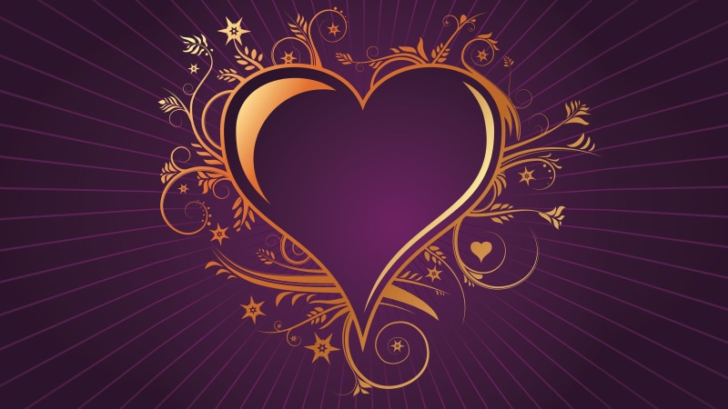 shapes, indoors, positive emotion, gold colored, low angle view, gold, close-up, heart shape, ornate, pattern, backgrounds, decoration, curve, vector art