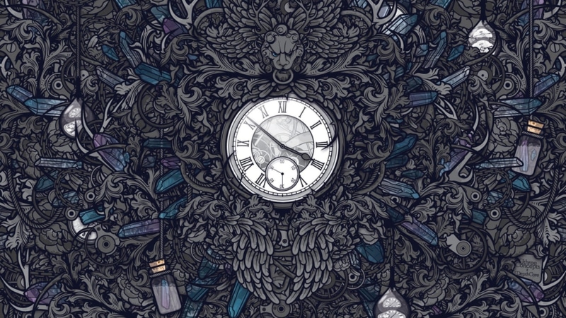 clocks, 1080P, Jared Nickerson, artwork, Gothic, digital art