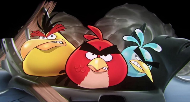 illustration, angry birds, birds, cute, 720P, games, angry, three