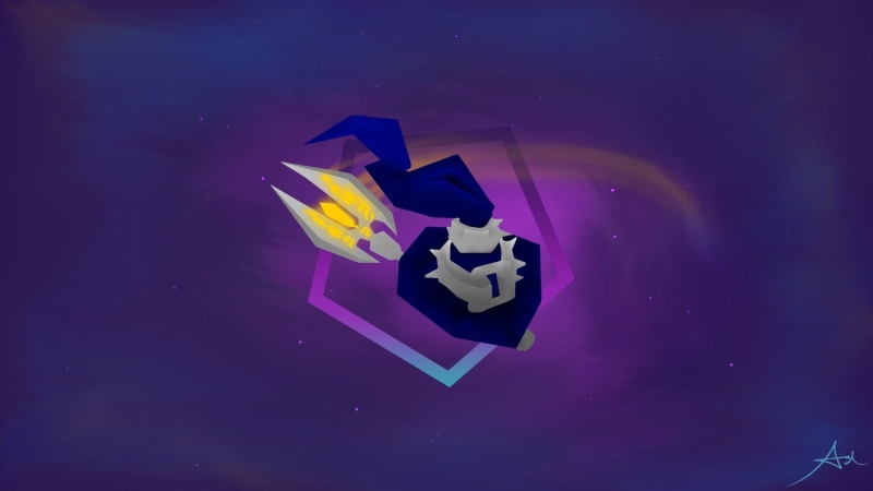 Veigar (League Of Legends), purple, colored background, blue, folded, paper boat, communication, creativity, multi colored, close-up, craft, art and craft