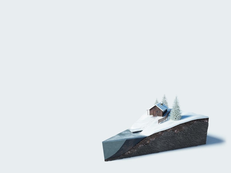 cabin, paper currency, business, 480P, origami, copy space, creativity, studio shot, digital art, folded, white background, gray, craft, art and craft