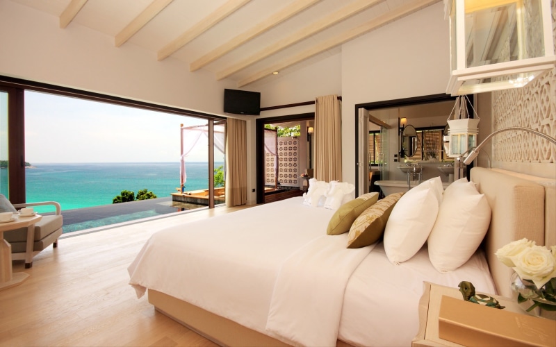style, wood - Material, architecture, looking At View, residential Building, apartment, bed, decoration, tourist Resort, balcony, wide, bedspread, wall - Building Feature