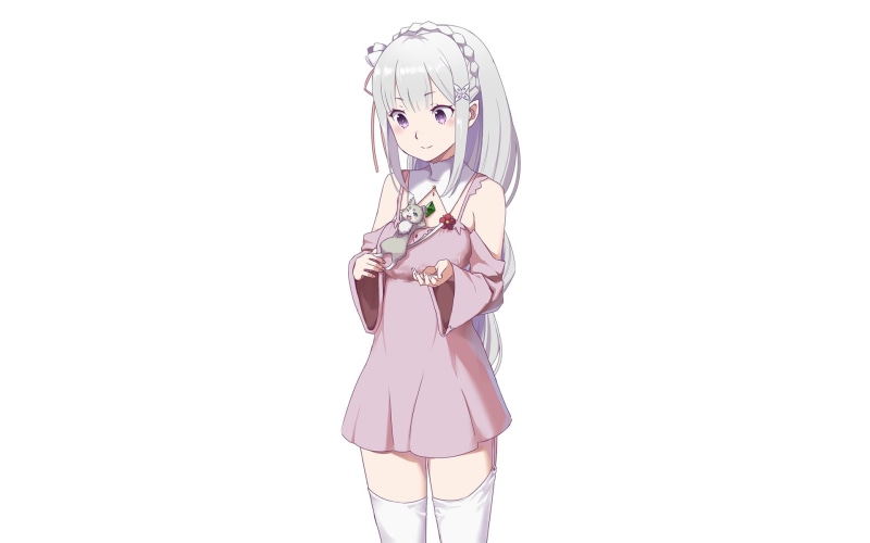 anime girls, 1080P, Emilia (Re: Zero), Re:Zero Kara Hajimeru Isekai Seikatsu