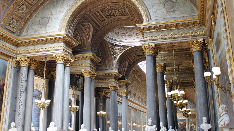marble, palace, 2K, Château de Versailles, gold