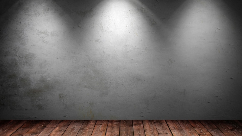 1080P, lights, wood, wall, room, hd, concrete, empty