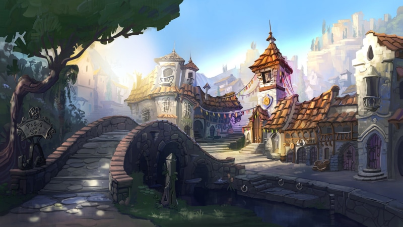1080P, Town, Fantasy, Artistic